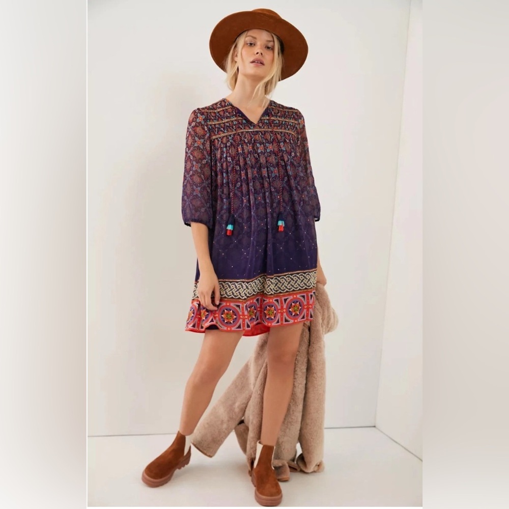 Anthropologie Corinna Tunic Dress designed by Tanvi Kedia